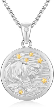 REDSUN Collier avec pendentif constellation en argent sterling 925 avec pendentif en forme de constellation - Collier oxydé - Bijoux pour femmes et filles, 22mm x 22mm, Argent sterling