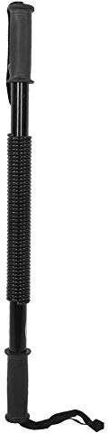 Männliche Fitnessgeräte, Armtraining, Flexible Stange, Kraftübung, Feder-Brust-Expander, Schwarz, 40 Kg