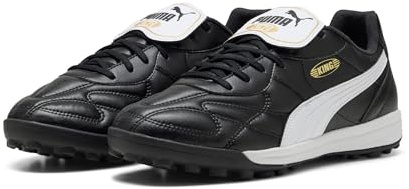Puma Herren King Top Turf TrainerSneaker, Puma Nero Puma Bianco Puma Oro, 42 EU