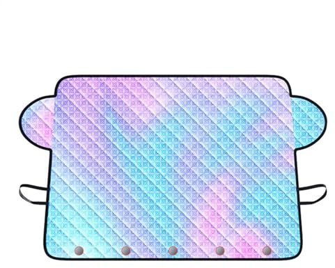 Nbbwwu Housse de Pare-Brise pour Glace et Neige, Bloc de Neige pour Pare-Brise, Housses de Voiture d'hiver Anti-Gel pour la Neige et la Glace, Couverture de Pare-Brise de Protection