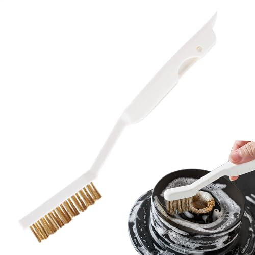 Teksome Cooktop Brush, Scrubber and Scraper Tool for Kitchen Stove, Deep Clean Barbecue Grill Cleaning Tool for Pot, Pan