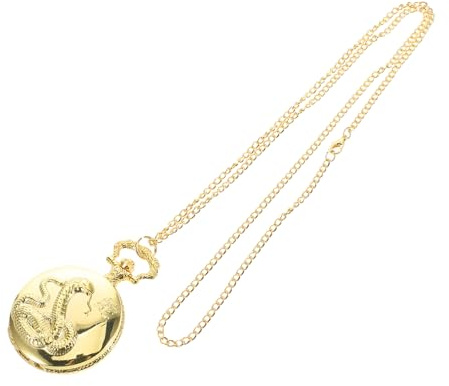 VALICLUD Taschenuhr Kettenuhr Aufbewahrungsregal Für Gewürzflaschen Multifunktionale Handtasche Cartoon-spielzeugauto -anhänger Tierisches Auto Prop-Uhr Schmuck Zinklegierung Golden