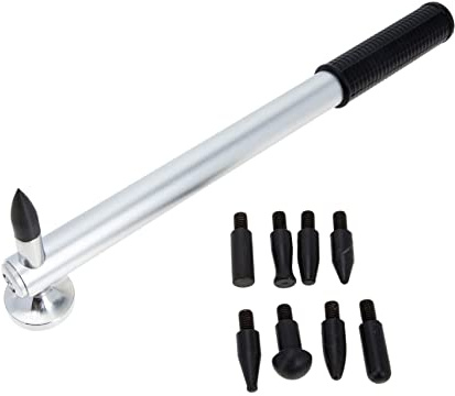 Amosfun Martillo De Reparación Para Coche Herramienta Manual Para Chapa Metálica Puntas Reemplazables Para Trabajos De Reparación De Automóviles
