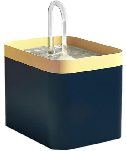 Distributeur d'eau pour animaux de compagnie, fontaine à boire automatique pour chien, chat 1,5 l avec système de filtration, indicateur LED, facile à nettoyer, silencieuse pour chats et chiens, 16 x