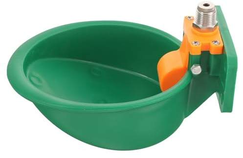 ROMISBABA Bebedero Automático para Ganado Resistente Cuenco Plástico para Vacas Ovejas y Caballos Dispensador Estable de Agua para Granja Abrevadero Seguro y Duradero