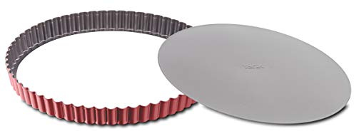 Tefal Delibake J1641574, Backform Tarte 28 cm, Antihaft-Beschichtung, herausnehmbarer Boden, Deutsche Qualität
