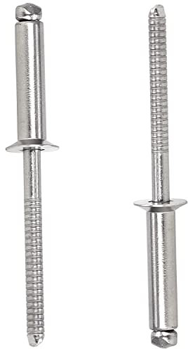 FASTON® Blindnieten mit Senkkopf 4,0x8 mm Edelstahl A2 V2A (10 Stück) DIN 7337 / ISO 15984 Niete Blindniet Dornieten Popnieten Niet Rostfrei Dichtniete