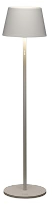 Konstsmide Pomezia Stehleuchte | Indoor/Outdoor | Regenfest | USB-Stehlampe | weiss | Aluminum | 11 Lichtfarben | 3 Höhen montierbar | Akkulaufzeit bis zu 20h | 7824-250, Weiß