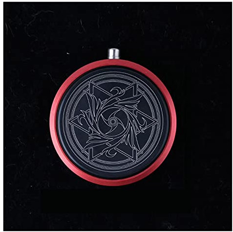 YZ-LIANG Cavo RCA del Pedale del Tatuaggio del Tatuaggio di Alluminio a 360 Gradi per Il Potere del Tatuaggio Macchine per Tatuaggi (Color : Red (with Cord))