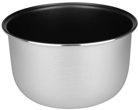 Yardwe Marmite Intérieure pour Cuiseur à Riz 1 Pc Antiadhésif 4L Récipients de Doublure de Marmite Intérieure Accessoires de Remplacement pour Cuiseur à Riz