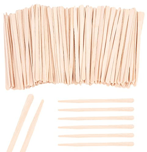 1200Pcs Sopracciglio Cera Bastoncini di Ceretta Legno Spatola Applicatore per Capelli Corpo Sopracciglio Labbro Naso Sopracciglia