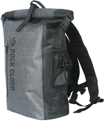 ROCK CLOUD Waterproof Backpack Dry Bag 25L TPU Dry Sack for Kayaking Rafting Boating Beach Surfing Swimming Canoe Camping Hiking Fishing Ski