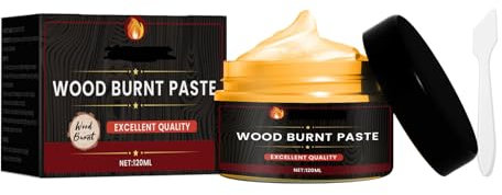 Holzbrennpaste Brennpaste Gel,Einfach Aufzutragende Brennpaste, Holzhandwerk Brennpaste,Kunst und Handwerk,Erstellen Sie in wenigen Minuten Wunderschöne Kunstwerke,für das Zeichnen, DIY Kunst,120ml