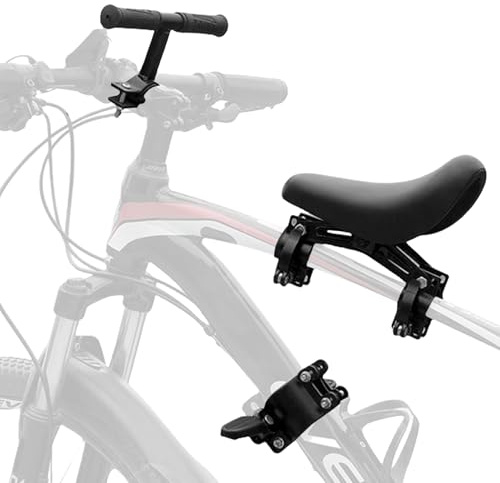 Kids Bike Seat with Handlebar Attachment - Child Bike Seat, Front Mounted Bicycle Seats for Children 2-5 Years, Detachable Childrens Bike Seat for All Mountain Cycling Child Seat (Up to 48 Pound)