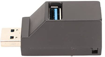 USB Splitter Mini Portable, 3 Puertos USB Hub, Interfaz USB 3.0 para Viajeros, Profesionales, Oficina, Hogar, Estudiantes, Diseño Compacto y Ligero, Día
