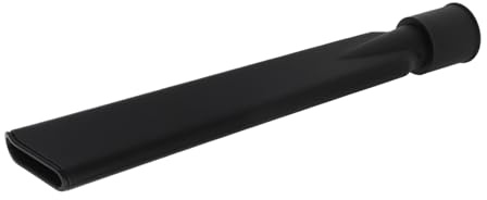 Housoutil Bocchetta Piatta per Aspirapolvere, Accessorio in Plastica Nero, Diametro Interno 44mm, Adatto a Mobili e Pulizia Auto