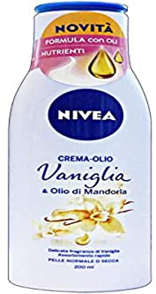 Nivea krämolja, vanilj och mandelolja 200 ml