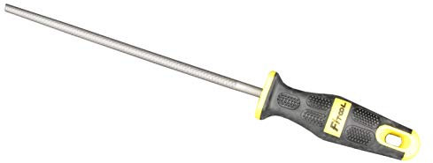 Lima in acciaio al carbonio T12 da 8 pollici, taglio medio, per limatura di metallo tenero, alluminio, stagno, rame, plastica dura, legno duro, file metallico di qualità premium (rotondo)