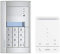 BTICINO, 364235 Kit d'interphone audio, 2 fils pour maison familiale avec station de porte audio SFERA Allmetal + code numérique/codelock, classe 100 A16E, alimentation