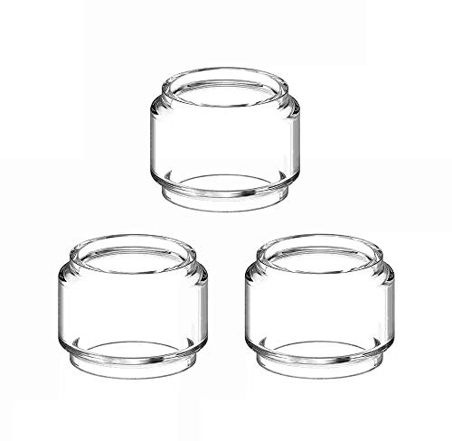 RUIYITECH 3 tubos de vidrio de burbujas de repuesto para NRG-S RTA taza de vidrio de repuesto transparente