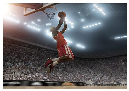 Wallarena Papier peint photo intissé, basket-ball, 368x254cm