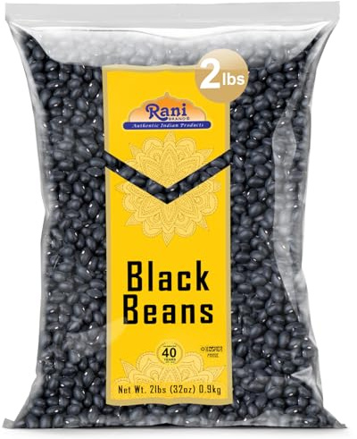 Rani Black Beans (Turtle Beans) 32oz (2lbs) 908g ~ All Natural | Vegan | Gluten Friendly | NON-GMO | Kosher | Product of USA