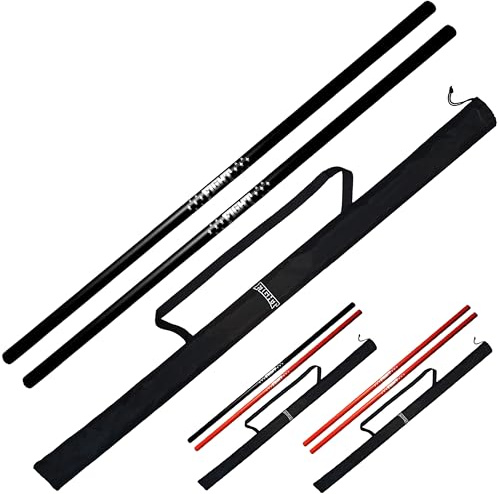 F.A.L. product Foam Padded Practice Staff 4 Ft with Carry Bag, Bo Staff, Bo Staff for Martial Arts and Karate (Black, 4ft)