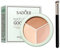 Full Coverage Concealer Palette - 3 Color Makeup for Dark Circles, Spots, Marks - Waterproof Long Lasting Colour Corrector
