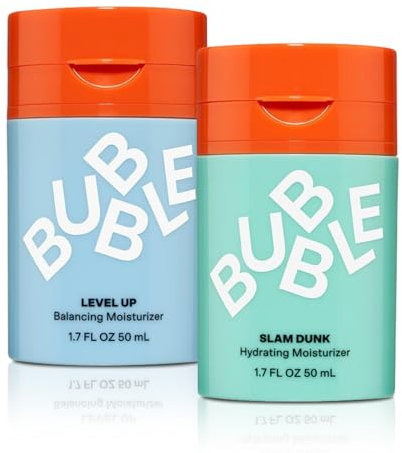 Slam Dunk Hydrating Moisturiser with Vitamin E+Aloe Vera Juice Face Cream for Normal to Dry Skin+ Level Up Balancing Moisturiser for a Radiant Complexion(50ml) (2A)