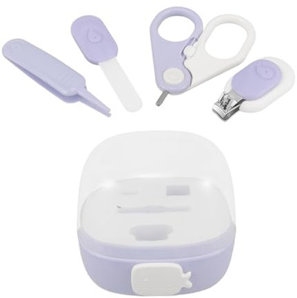 TOYANDONA 4stücke Nagelknipser Für Junge Mädchen Mit Sicherem Design Ergonomischem Griff Und Robustem Edelstahl Inklusive Kindersicherheitsschere Und Einklemmschutz-nagelknipser Für Neugebor