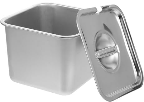 COLLBATH Edelstahl-eiscremebehälter Mit Deckel Für Selbstgemachtes Eis Joghurt Und Kalte Desserts Leicht Zu Reinigen Und Platzsparend Zu Lagern