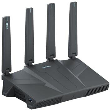 GL.iNet GL-BE6500 (Flint 3e) Dual-Band WiFi 7 Router, High-Speed Gaming WiFi Router for Wireless Internet, Long Range, 5 x 2.5G VPN Routers for Modem, Home Streaming, Business & Gaming Routers