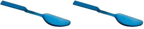 Alessi AAC09 AZ Sleek Cucchiaio per Barattoli in Resina Termoplastica, Azzurro (Confezione da 2)