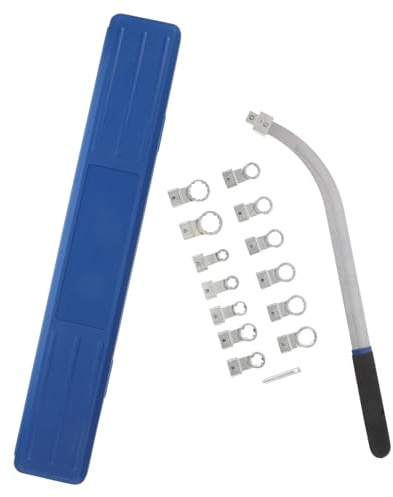 NUOBESTY Set da 15 Strumenti per Meccanici Auto Chiave Regolabile per Puleggia Tendicinghia e Rimozione Cinghia Motore Attrezzi per Manutenzione Cinghia Serpentina e Tenditore