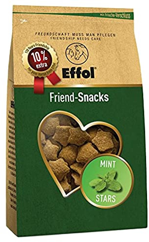 Effol Mint Stars Horse Treats 550 g, color marrón