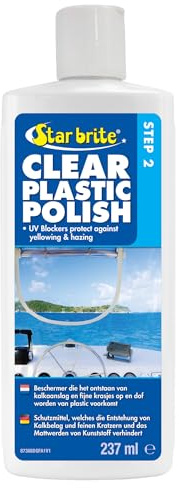 Starbrite helder plastic polijst pasta - stap 2