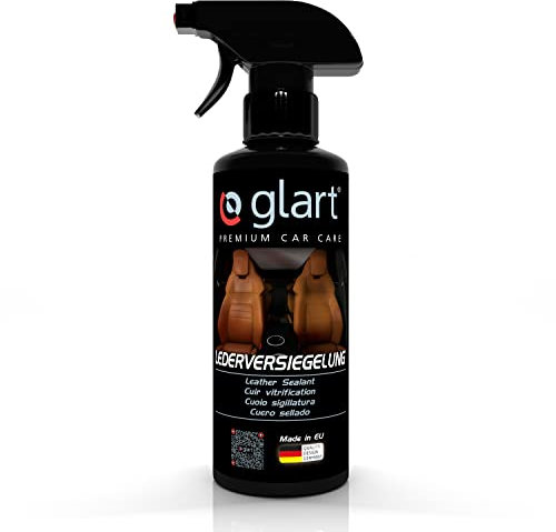 Glart 45LV Auto Lederversiegelung und Lederpflege, Innenraum Autopflege für Glattleder, auch für Leder Sofa perfekt, 500 ml Reiniger