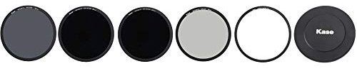 Kase Wolverine 82 mm Pro ND Kit II Magnetischer stoßfester optischer Glasfilter inkl. magnetischem CPL ND8 ND64 ND1000 Objektivdeckel und Etui 82