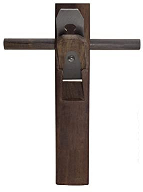 Mini-Handwerkzeug aus Ebenholz für Holzbearbeitung, Flachhobel, Unterkante, Holzhobel, Tischlerhobel, Schreinerhobel, 480 mm