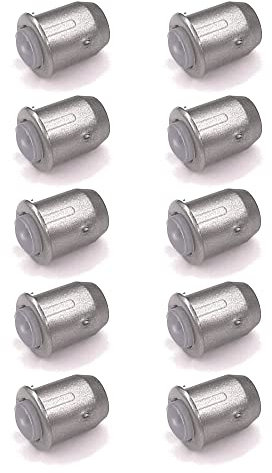 cyclingcolors 10x Amortisseur de butée Blum 993.706 à enfoncer trou 8mm gris clair insert caoutchouc Porte Meuble Placard Etagère Cuisine Salle de bain