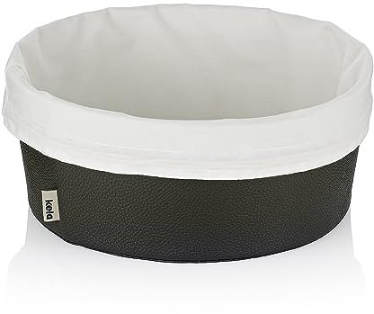 Kela 12548-CN Grana Corbeille à pain Noir