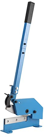 Lfhelper Handhebelschere für Blech und Metall mit 200mm Klingenlänge, Hebelschere Blechschere Metallschere Schlagschere für 6 mm Dicke Blech Metallschere Metall-Cutter Stahl Material Blau