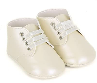 Baby Boy or Girl Pre-Walker Ivory Shoes Lightweight Unisex Infant Footwear UK Infant 3