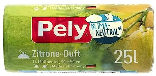 Pely Duftmüllbeutel 25 l, Klimaneutral, 14 Stück
