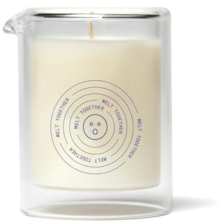 Dame Products Massage Oil Candle, Plant-Based Skin & Body Candle for Relaxing Massage, Moisturizing & Calming Aromatherapy Candle with Kava Kava, Vegan, Non-Toxic, Green Tea, Fig & Virginia Cedar Wood