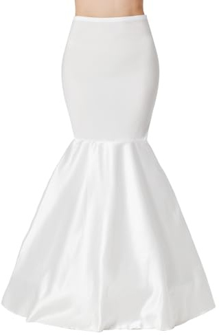 BEAUTELICATE Sottogonna Donna a Sirena Crinolina a Coda di Pesce Sottogonna a Coda di Pesce per Sposa Matrimonio per Abito Sirena (S)