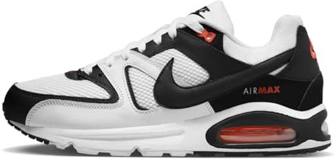 NIKE Air Max Command Men's Trainers Sneakers Shoes 629993 (White/Max Orange/Black 103) UK11 (EU46)