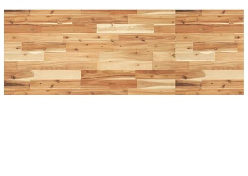vidaXL Piano Tavolo Rettangolare 120x50x2cm Legno Massello di Acacia, Piano Tavolo di Ricambio, Piano Tavolo Rettangolare, Piano tavolino da Salotto