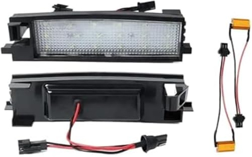 Vuzmode 2Pcs LED Number License Plate Light, for Toyota, for RAV4, MK3/Aygo Yaris, for Corolla, for Scion, iM Hatchback Auris Avalon, for Vanguard, Camry Solara Car Plate Illumination