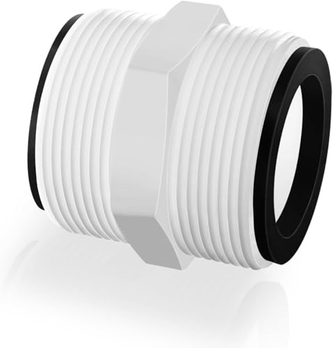 SUCANY Poolanschlussset 38mm,für Intex Coleman Schlauchverbinder 38mm Pool Adapter,Poolschlauch Schlauchadapter für Intex Pool Pumpen Schläuche,1,5-Zoll-Schlauchanschluss